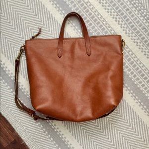 Madewell ziptop tote